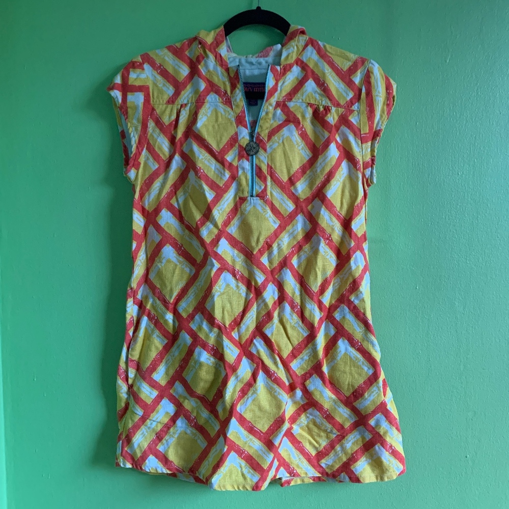 Tracy Feith Hooded Linen Beach & Surf Cover-Up XS